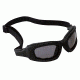 3M Maxim 2x2 Safety Goggles,Black Frame,Gray Lens,Elastic Strap,Temples,10/case 40687-00000-10