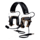 3M PELTOR COMTAC IV Hybrid Tactical Communication Headset MT16H044FB-19 CY, Dual Comm, Headband, Flexi Boom Mic, 1 EA/Case
