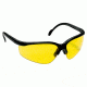 3M Performance Safety Eyewear, Black Frame, Yellow Lens 90959-00002T