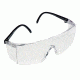 3M Seepro Plus Fighter Protective Eyewear, Clear Lens, Black Temple, 100/CS 15957-00000-100