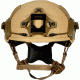 USED Avon Protection Ultra Light Weight Helmet - Coyote Brown, Medium, Rails, NVG, 7 Pad Suspension, Boltless Dial Adjustable Retention, 10037684-F-2-12, EDEMO1, Condition Parts Only/Salvage, Defect
