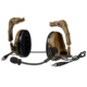 3M V Headset, IHPS Attachment w/ Dual Lead, Coyote Brown, MT20H682HPS-19 CY