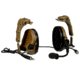 3M V Headset, IHPS Attachment w/ Dual Lead, Coyote Brown, MT20H682HPS-19 CY