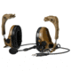 3M VI NIB Headset w/IHPS Attachment, Single Lead, Coyote Brown, MT20H682HPS-47N CY