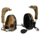 3M VI NIB Headset w/IHPS Attachment, Single Lead, Coyote Brown, MT20H682HPS-47N CY