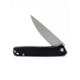 3V Gear Black React Folding Knife, 3in, 8Cr14MoV, Drop Point Blade, Grooved G10, Black Handle, Stone Washed, Black/Gray, 6.5 inch, naked-r-fk-copy