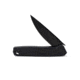 3V Gear Black React Folding Knife, 3in, 8Cr14MoV, Drop Point Blade, Plain G10, Black Handle, Black Coated, Black/Black, 6.5 inch, b-r-fk-plain-g10-b-coa