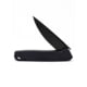 3V Gear Black React Folding Knife, 3in, 8Cr14MoV, Drop Point Blade, Plain G10, Black Handle, Black Coated, Black/Black, 6.5 inch, b-r-fk-plain-g10-b-coa