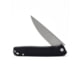 3V Gear Black React Folding Knife, 3in, 8Cr14MoV, Drop Point Blade, Plain G10, Black Handle, Stone Washed, Black/Gray, 6.5 inch, b-r-fk-plain-g10-sw