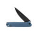 3V Gear Blue React Folding Knife - Grooved G10/Black Coated, blue-react-folding-knife-grooved-g10-black-coated