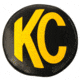 KC HILITES 8 Light Cover - Soft Vinyl - Pair - Black / Yellow KC Logo 972AA213, 084709058029, 5802