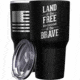 We the People Holsters Land Of The Free Because Of The Brave Stainless Steel Tumbler FA98F2E1, 6632984445026