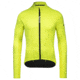 GOREWEAR Mens C5 Thermo Cycling Jersey in Neon Yellow/Citrus Green Small Form fit 984B5A18, 100641-08AR-M