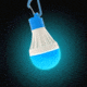 4id PowerOrbz Clip On Multi Purpose Light, Blue, Blue, 4ID-06376