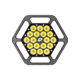 4sevens Modular 15,000 Lumen Spotlight Utility/Black/Cool/Heavy Duty Utility, XM18 XM18