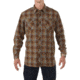 5.11 Tactical Flannel Long Sleeve Shirt, Bark - 72404115XXL