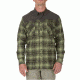 5.11 Tactical Mens Sidewinder Flannel Button Down Shirt, Mosstone, L 72446-861-L