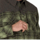 5.11 Tactical Mens Sidewinder Flannel Button Down Shirt, Mosstone, L 72446-861-L
