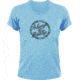 5.11 Tactical Women's Always Be Ready Circle Logo T Shirt - Sky Blue - L 31002AA-669-L