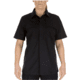 5.11 Tactical Women's Short Sleeve Taclite Tdu Shirt, Dark Navy - 61025-724-L Large