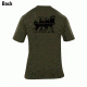 5.11 Tactical 40088C-182 5.11 Tactical Short Sleeve Logo Tee Safe Night OD Green