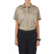 5.11 Tactical 61159 Womens B Class PDU Short Sleeve Shirt, Silver Tan, Extra Large-Regular