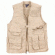 5.11 Tactical Vest, Concealable, Khaki, Extra Large, 80001-055-XL