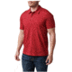 5.11 Tactical Archer Short Sleeve Polo - Men's, Cordovan Red, Large, 41241-520-L
