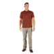 5.11 Tactical Axis Short Sleeve Polo - Mens, Mahogany, Large 41219-447-L