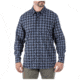 5.11 Tactical Echo Long Sleeve Shirt, Peacoat Plaid, Medium, 72494-810-M