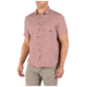 5.11 Tactical Evolution Short Sleeve Shirt - Mens, Mahogany Heather, Extra Small, 71387-446-XS