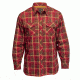 5.11 Tactical Flannel Long Sleeve Shirt - Burgundy - XL 72404-558-XL