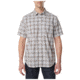 5.11 Tactical Hunter Plaid Short Sleeve Shirt - Men's, Coyote Plaid, Medium, Regular, 71374-289-M