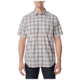 5.11 Tactical Hunter Plaid Short Sleeve Shirt - Men's, Coyote Plaid, Extra Small, Regular, 71374-289-XS