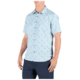 5.11 Tactical Life's a Breach Short Sleeve Shirt - Mens, Glacier Blue, Small 71385-680-S