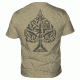 5.11 Tactical Logo T Shirt Sleeve Ace Of Blades, Tan, L 41006CF-170-L