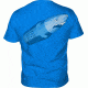 5.11 Tactical Logo TShirt Short Sleeve Bullet Shark, Blue, M 41006BP-676-M