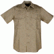5.11 Tactical Twill PDU Class B Short Sleeve Shirt - Men's, Brown, Medium, Regular, 71177-108-M-R