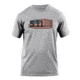 5.11 Tactical Old Glory Logo T Shirt - Heather Grey - S 41006BD-016-S