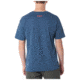 5.11 Tactical Patriot Shield Short Sleeve Tee - Mens, Navy Heather, Large, 41191IWW-749-L