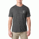 5.11 Tactical Patriot Tee, Charcoal Heather, XL 41191DX-035-XL