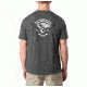 5.11 Tactical Patriot Tee, Charcoal Heather, XL 41191DX-035-XL