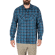 5.11 Tactical Peak Long Sleeve Shirt - Men's, Tidal Plaid, Large, 72469-628-L