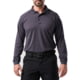 5.11 Tactical Performance Long Sleeve Polo - Men's, 2XL, Charcoal, 72049-018-2XL