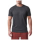 5.11 Tactical PT-R Charge Short Sleeve Top 2.0 - Men's, Black Heather, Large, 82128-135-L
