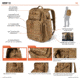 5.11 Tactical Rush24 2.0 Backpack 37l, Kangaroo - 56563-134-1SZ