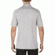 5.11 Tactical Helios Short Sleeve Polo - Men's, Heather Grey, M, 41192-016-M