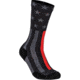 5.11 Tactical Sock &amp; Awe Crew Thin Red Line - Mens, Multi, Large 10041AP-999-L