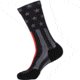 5.11 Tactical Sock &amp; Awe Crew Thin Red Line - Mens, Multi, Large 10041AP-999-L