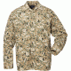 5.11 Tactical TDU Shirt Long Sleeve - Ripstop 72002, WOODLAND CAMO
